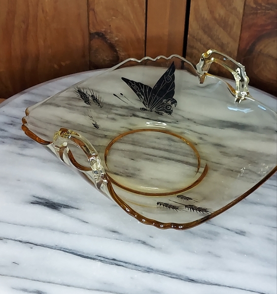 Other - Yellow Butterfly Depression Glass